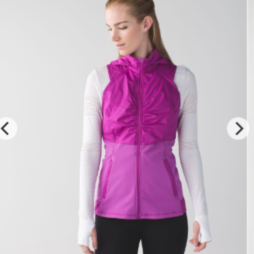 Lululemon Kanto‎ Catch Me Vest Ultra Violet Size 6